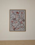 Large George’s Ferrato Grey, Crimson and Black