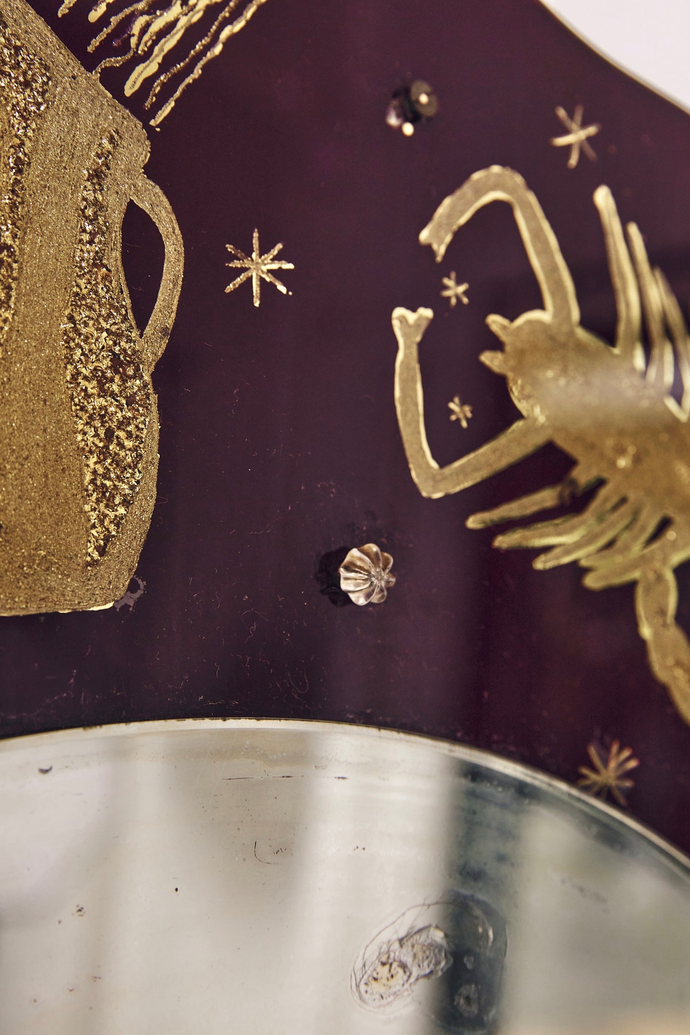 Zodiac Mirror Attributed to Fornasetti