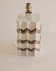 Ceramic Zig Zag Table Lamp