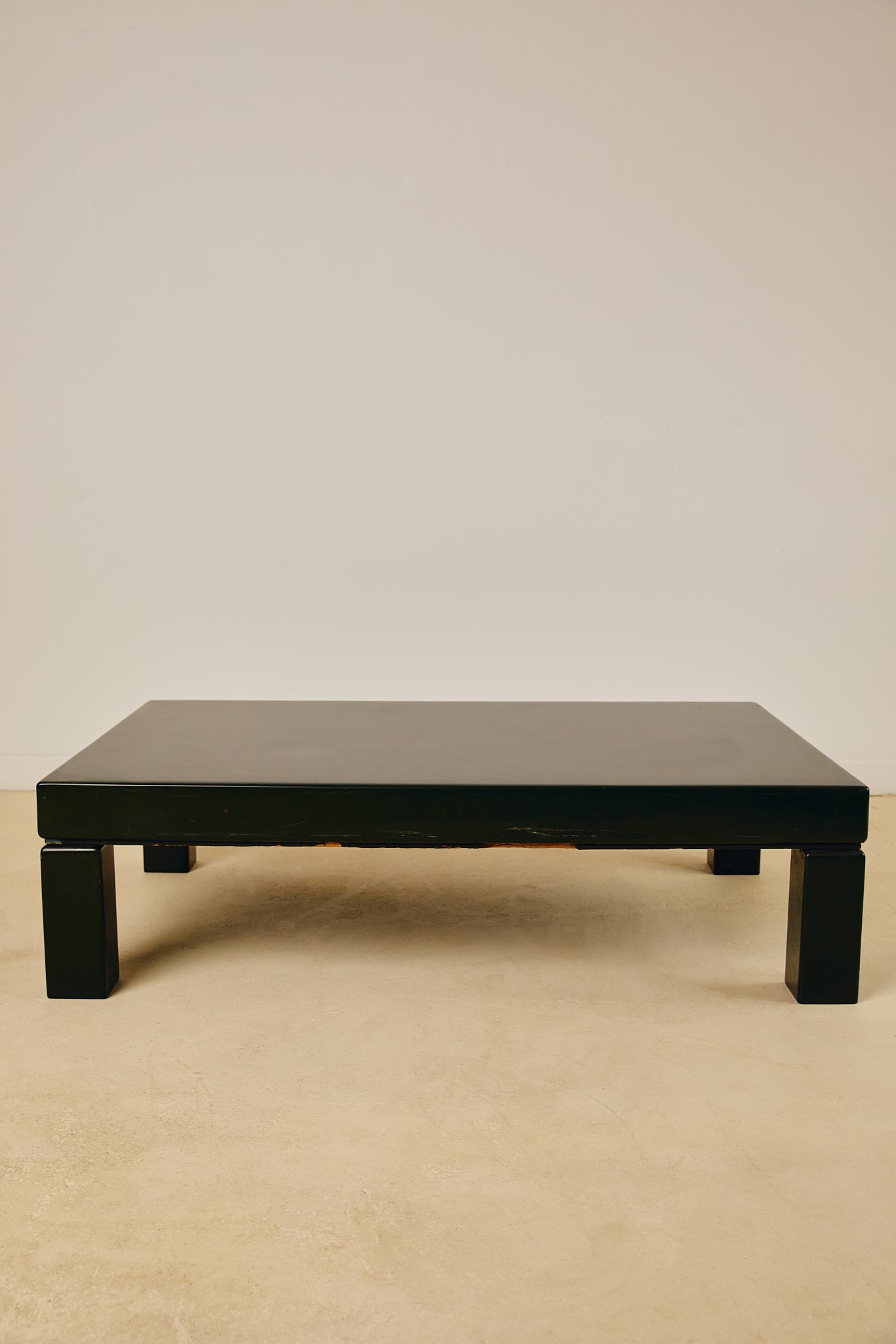 Green Lacquered Coffee Table