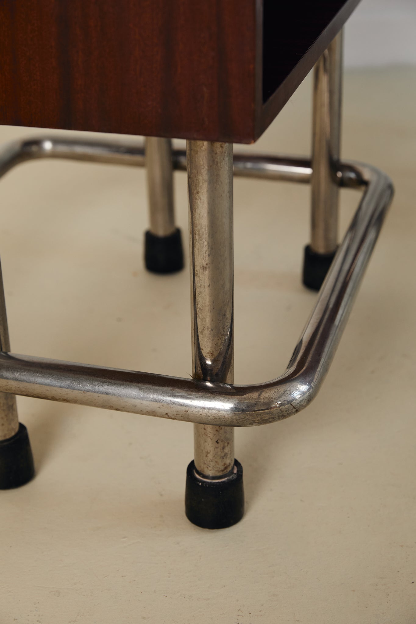 Mid Century Chrome Bar