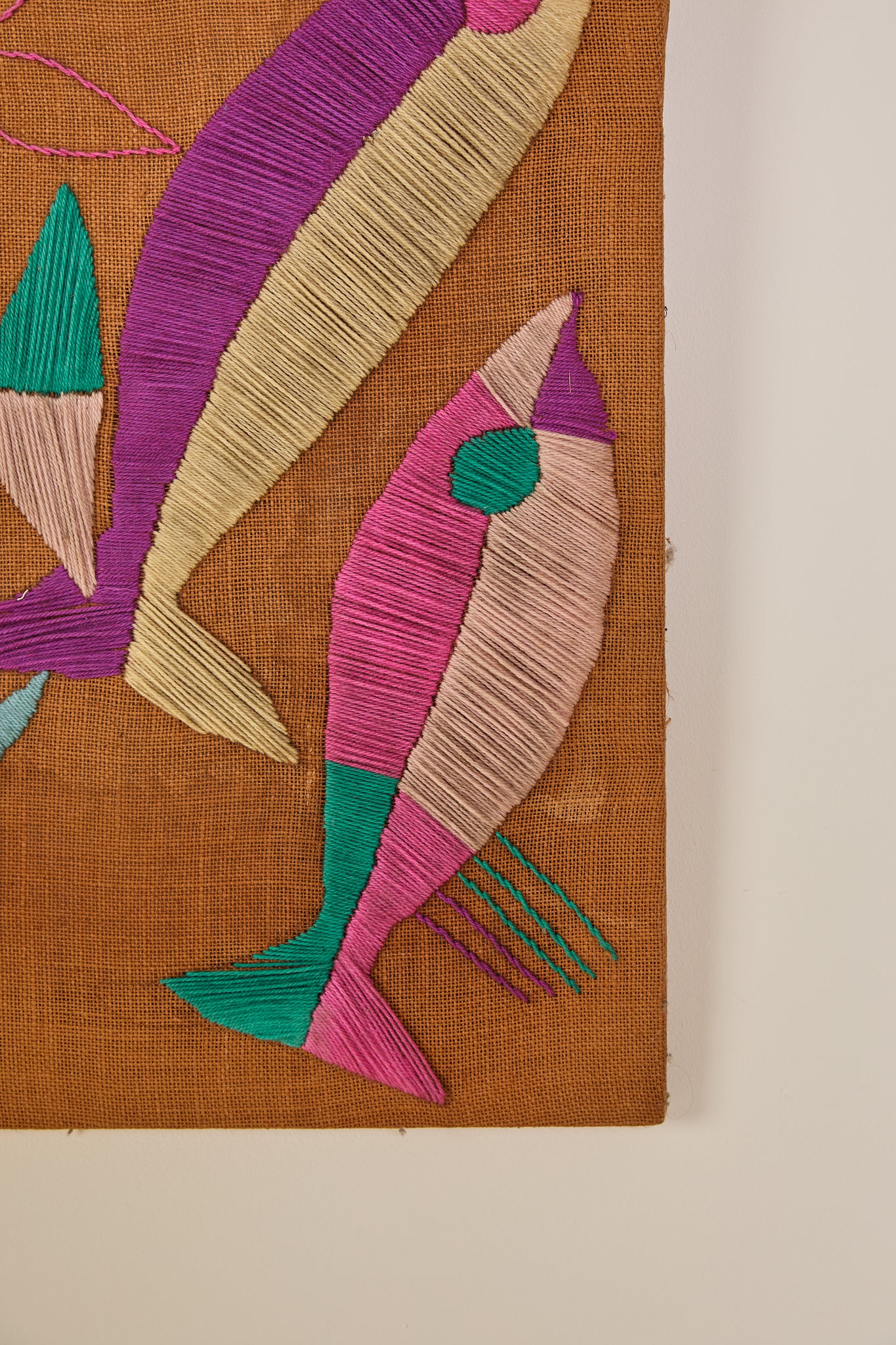 Mid Century Fish Tapestry