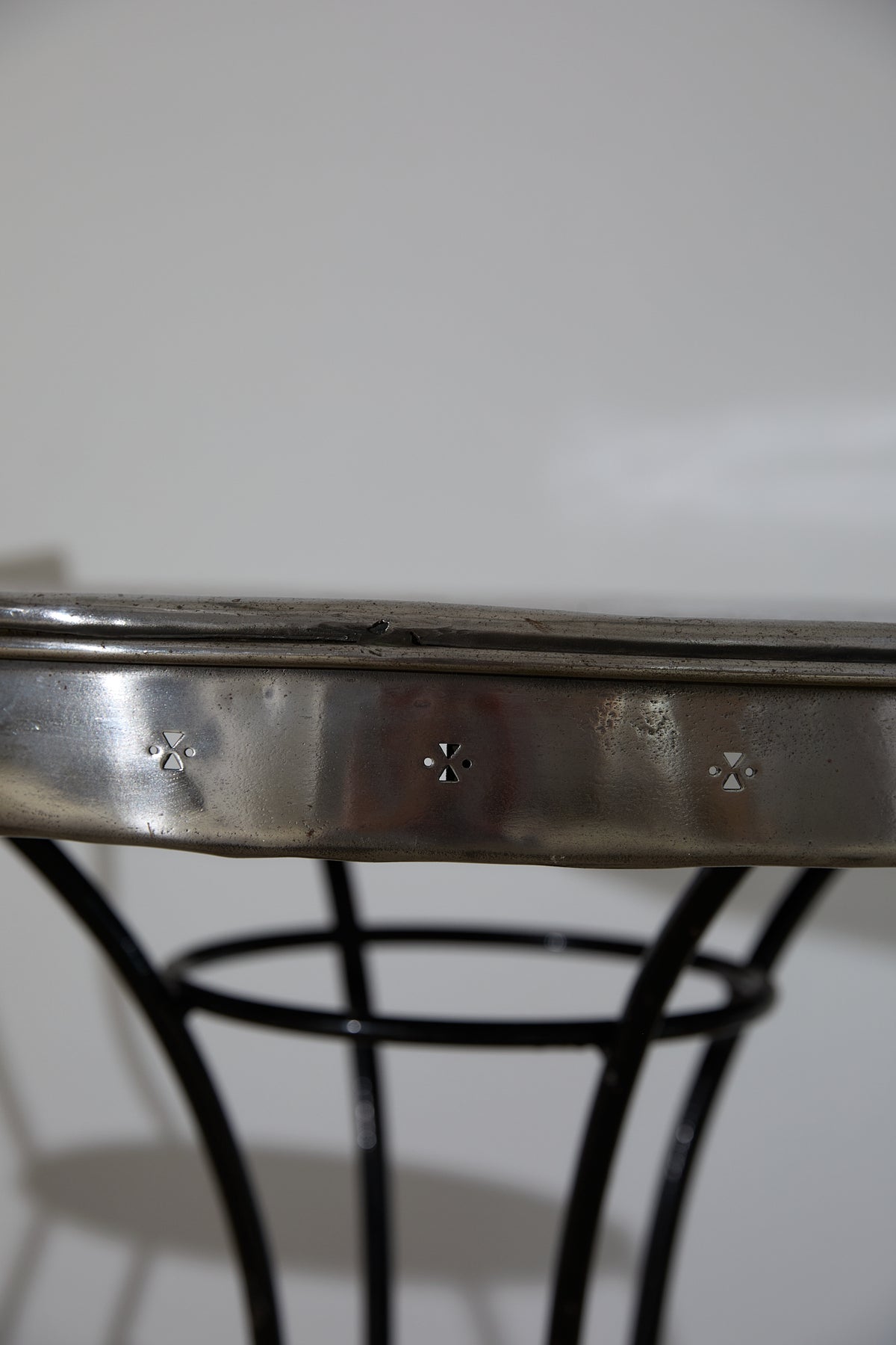 Vintage Metal Bistro Dining Set (Table &amp; 2 Chairs)