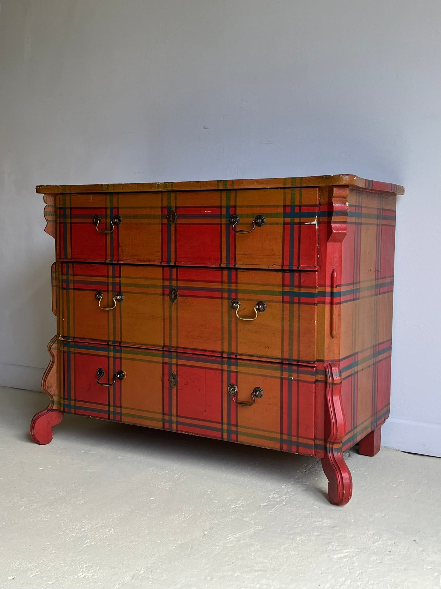 Tartan Chest Of Drawers