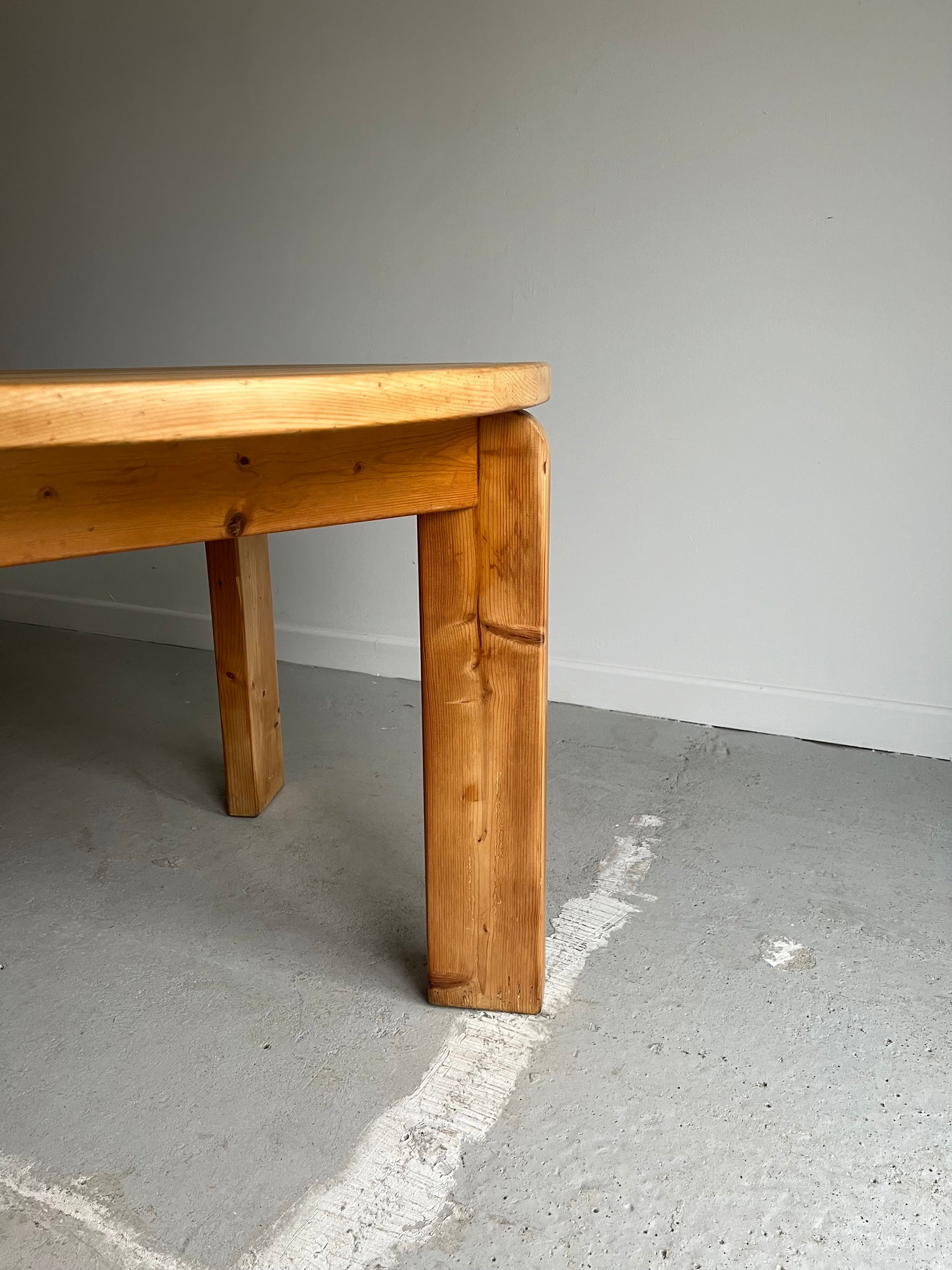 Chunky Solid Pine Dining Table