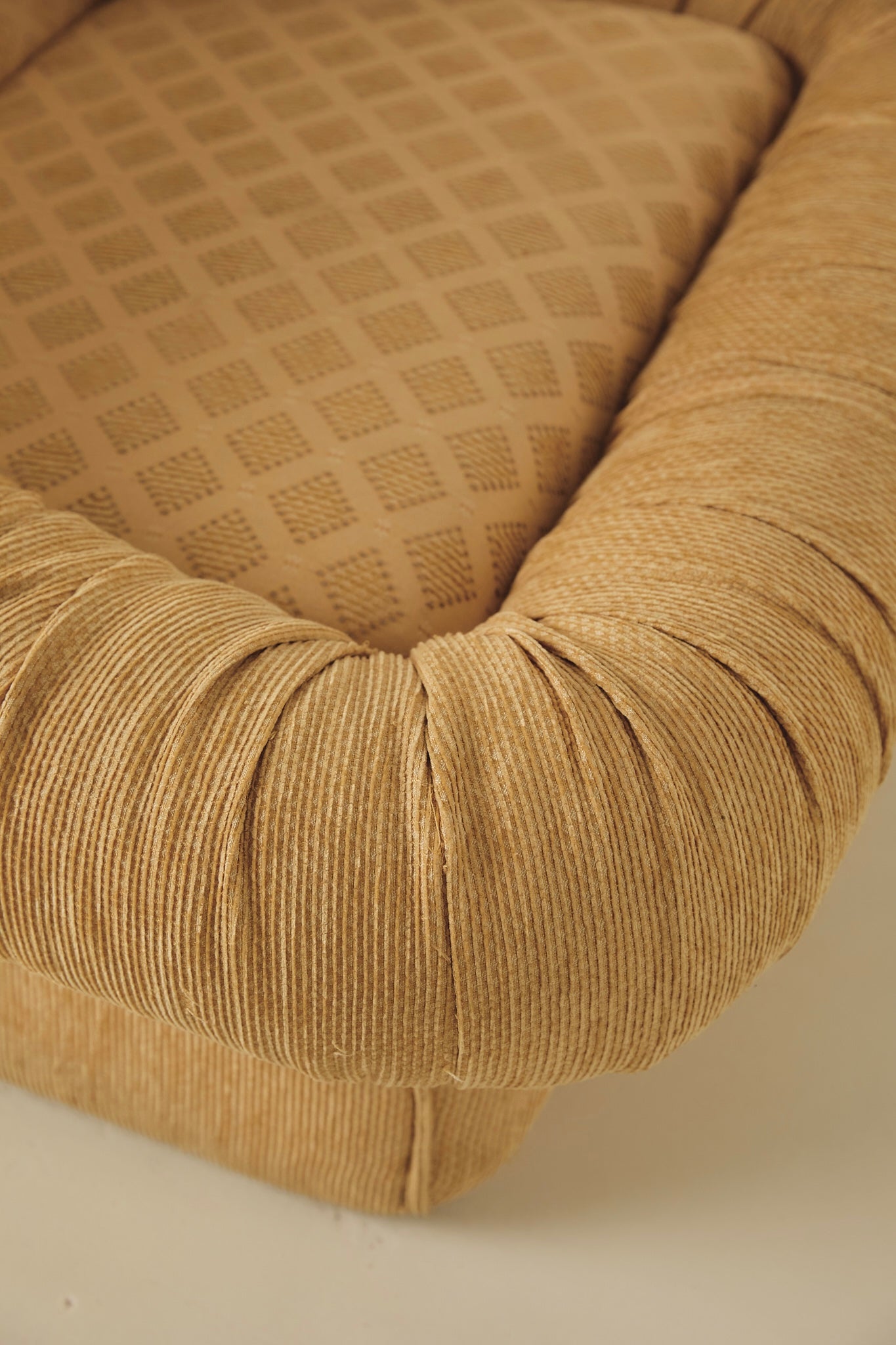 Pair of Yellow Italian Low Lounge Chairs in The Manner of De Pas, D’Urbino &amp; Lomazzi 1970