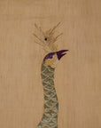 Vintage Chinese Silk Peacock Tapestry