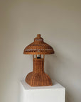 Heywood-Wakefield Style Vintage Wicker Table Lamp