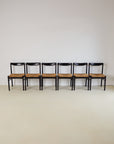 Italian Rush Seat Dining Chairs