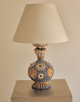 Vintage Grotto-Style Mosaic Shell Table Lamps – A Pair