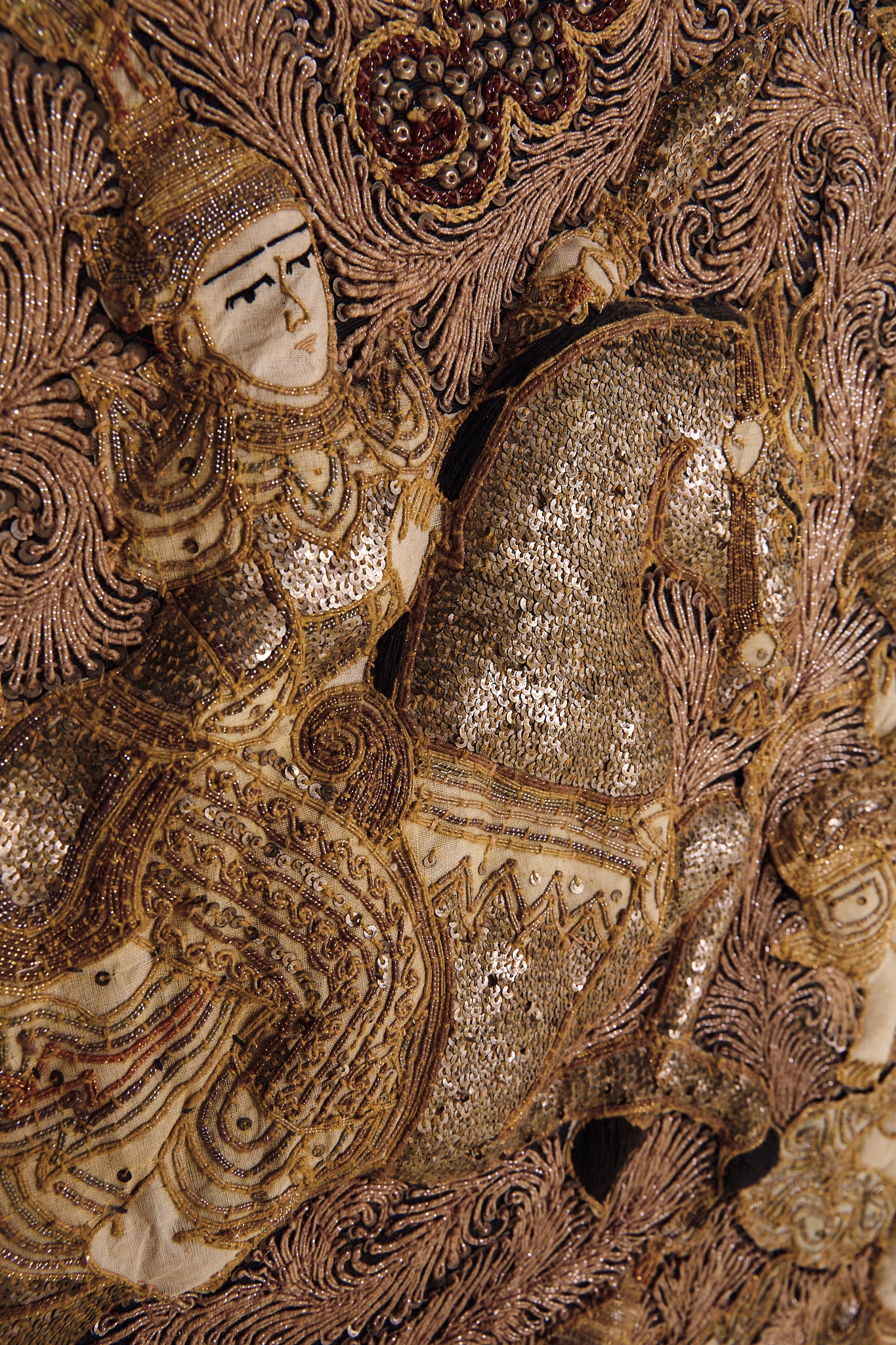 Vintage Burmese Kalagala Tapestry