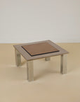 Small Aluminium Square Coffee Table