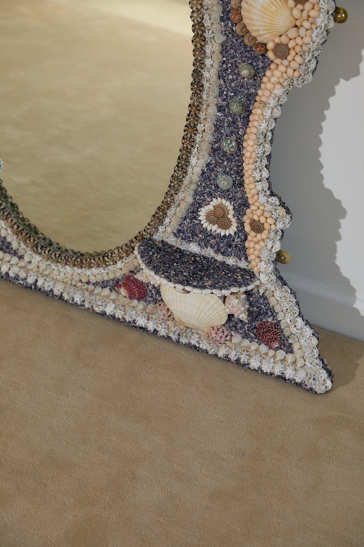 Grand Georgian Shellwork Mirror