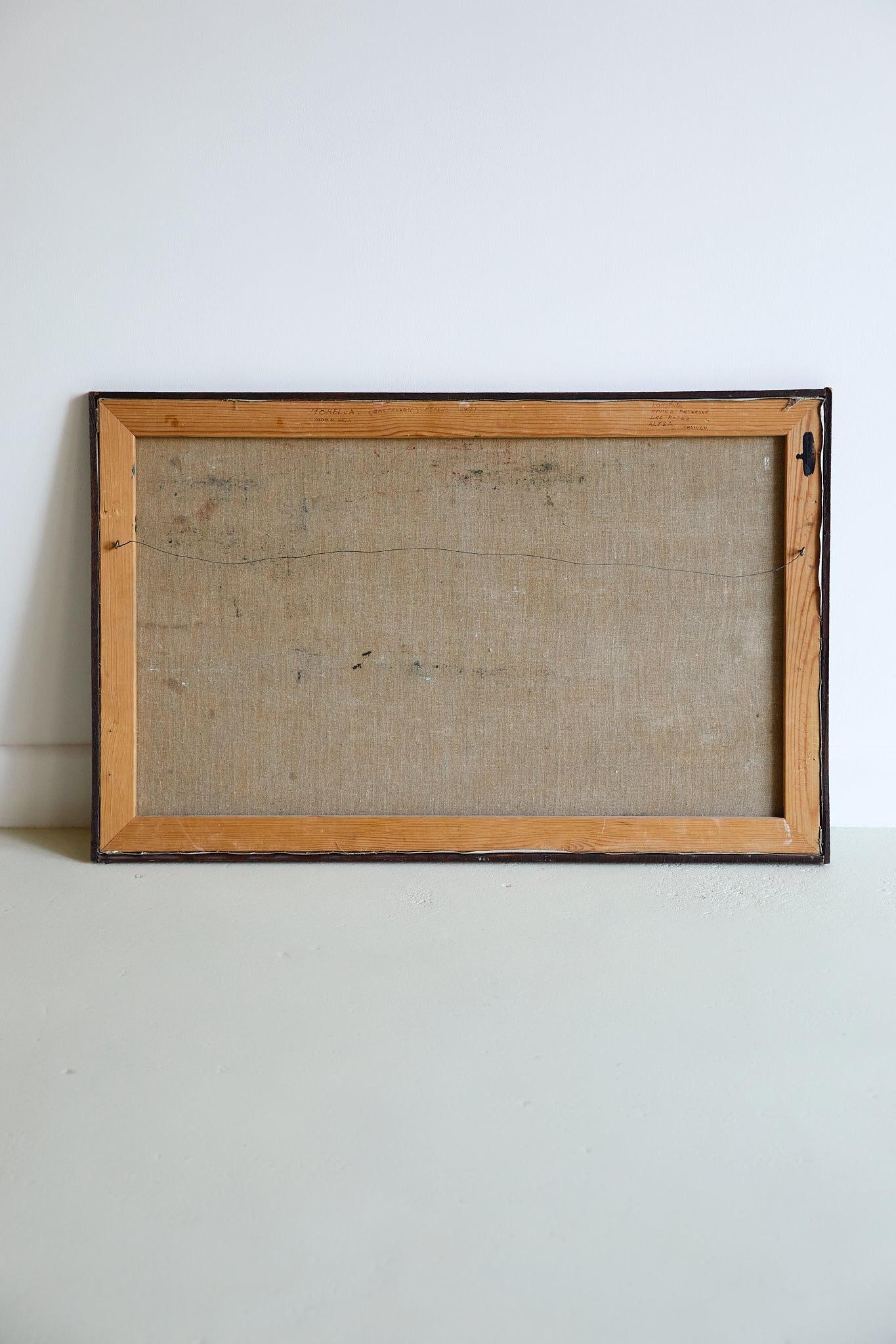 “Morella”, Oil on canvas, signed Eyvind Y Petersen, dated 1971.