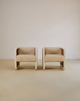 Pair of Rattan Armchairs