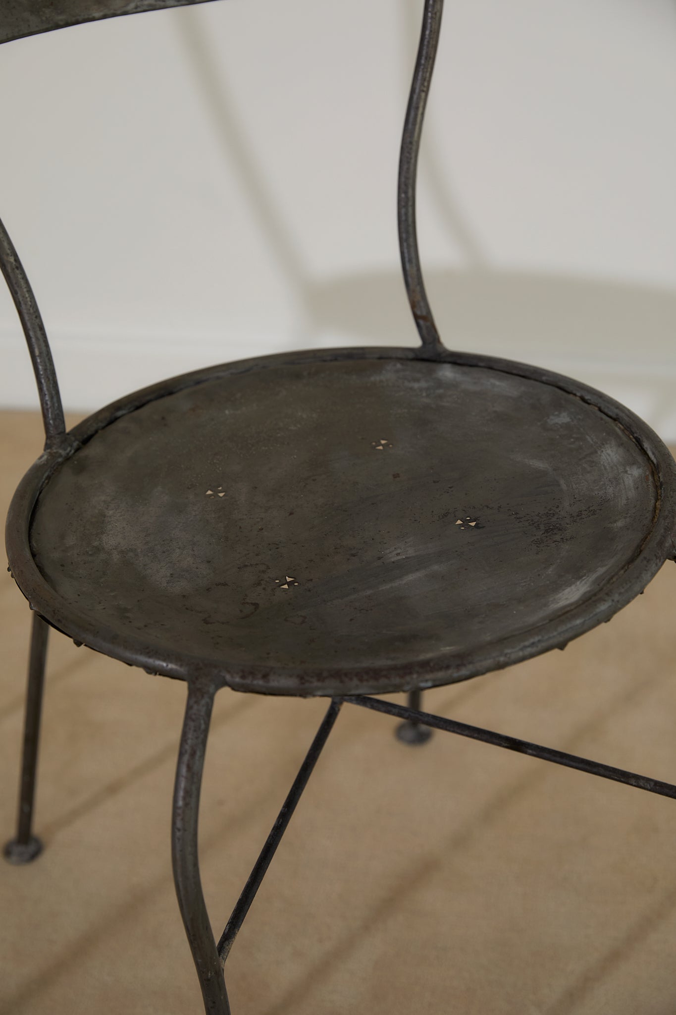 Vintage Metal Bistro Dining Set (Table &amp; 2 Chairs)