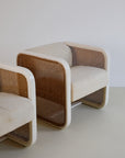 Pair of Rattan Armchairs