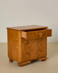 Burl Bedside Tables
