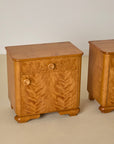 Burl Bedside Tables
