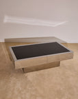 Vintage Willy Rizzo for Cidue Dry Bar Coffee Table | Italian, 1970s