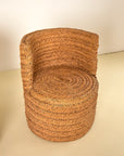 Raffia Woven Tub Chairs