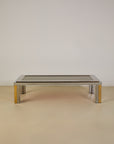Romeo Rega Silver and Brass Coffee Table