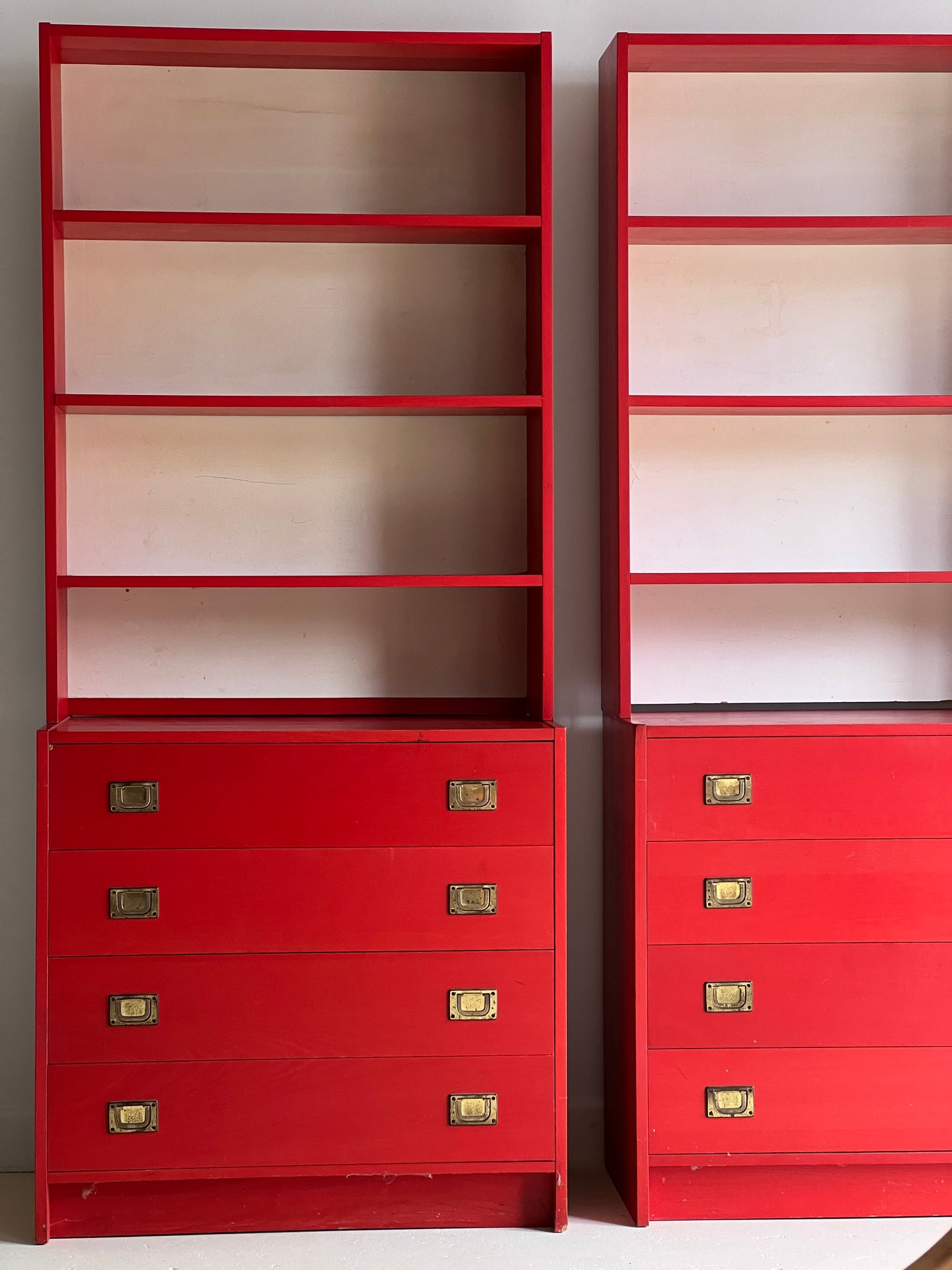 Vintage Danish Red Teak Dressers