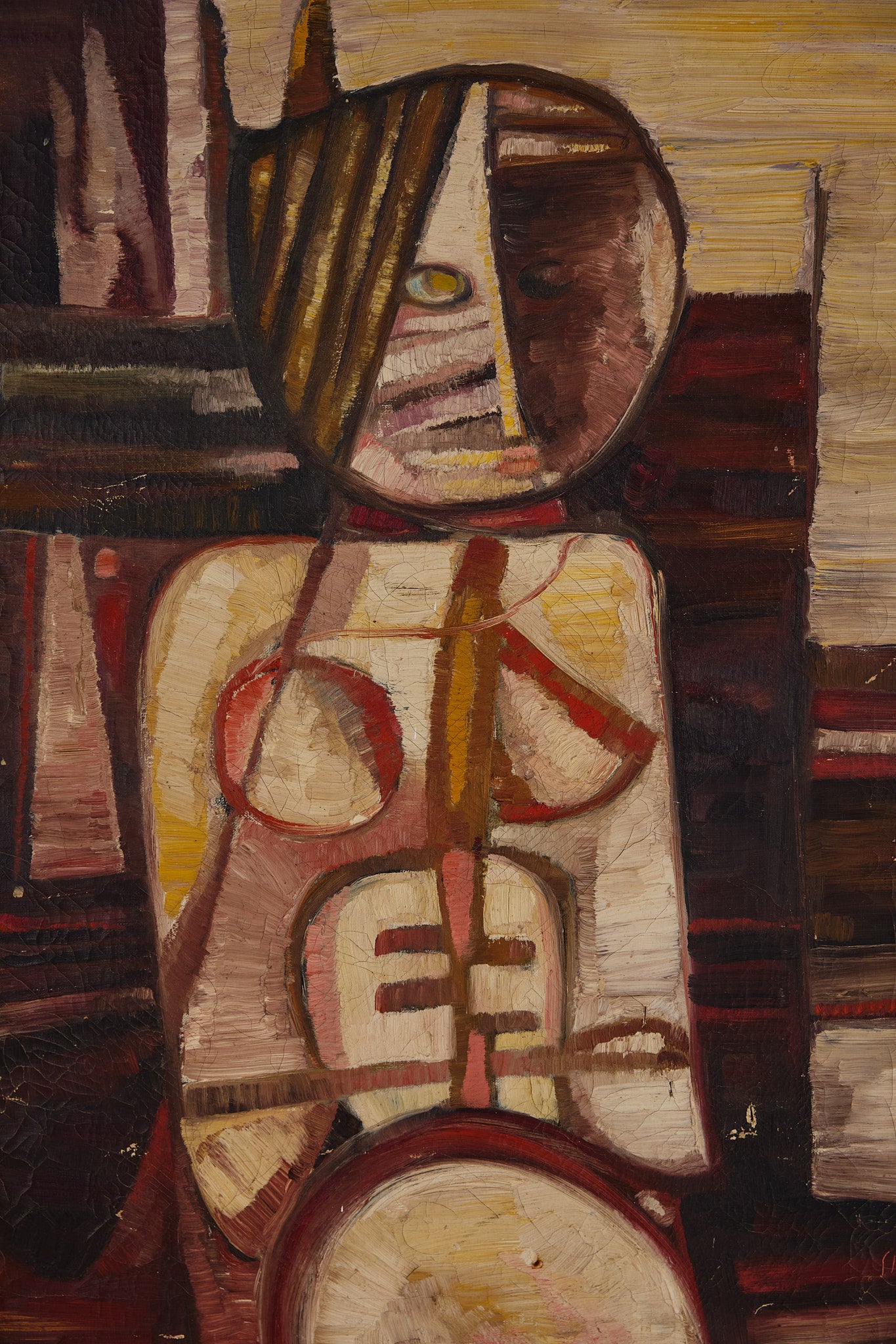 Cubist Composition With Man and Woman