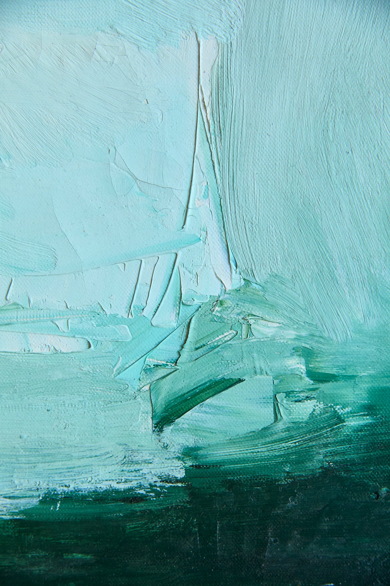 Large Blue / Greens Large Abstract