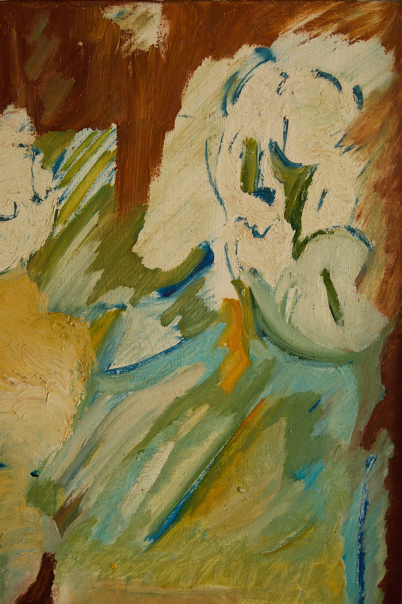 Mid-Century Expressionist Oil Painting