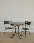 Vintage Metal Bistro Dining Set (Table & 2 Chairs)