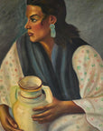 Lady With Vase by M Casanelles
