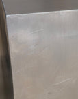 Mid-Century French Modernist Stainless Steel "Cube" Coffee / Side Tables Attributed to Maria Pergay