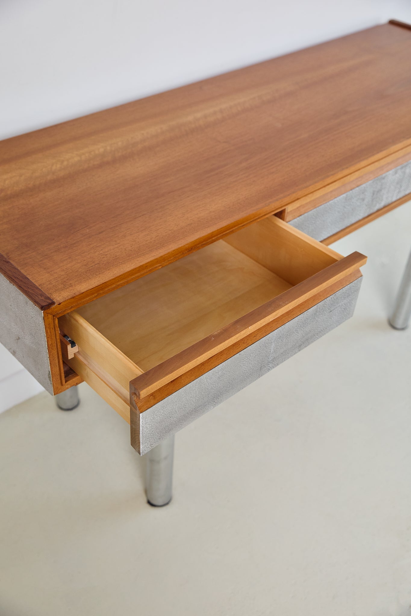 Chrome Leg Console Table