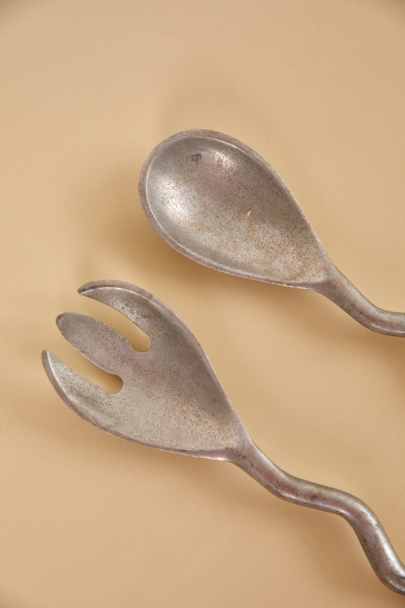 Pair of 90s Wiggle Salad Servers