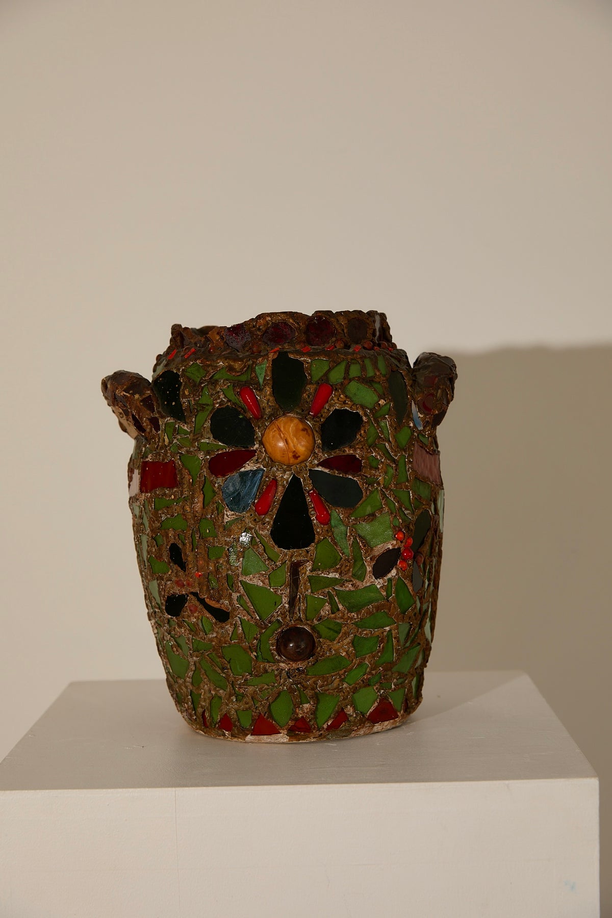 French Pique Assiette Vase