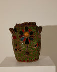 French Pique Assiette Vase