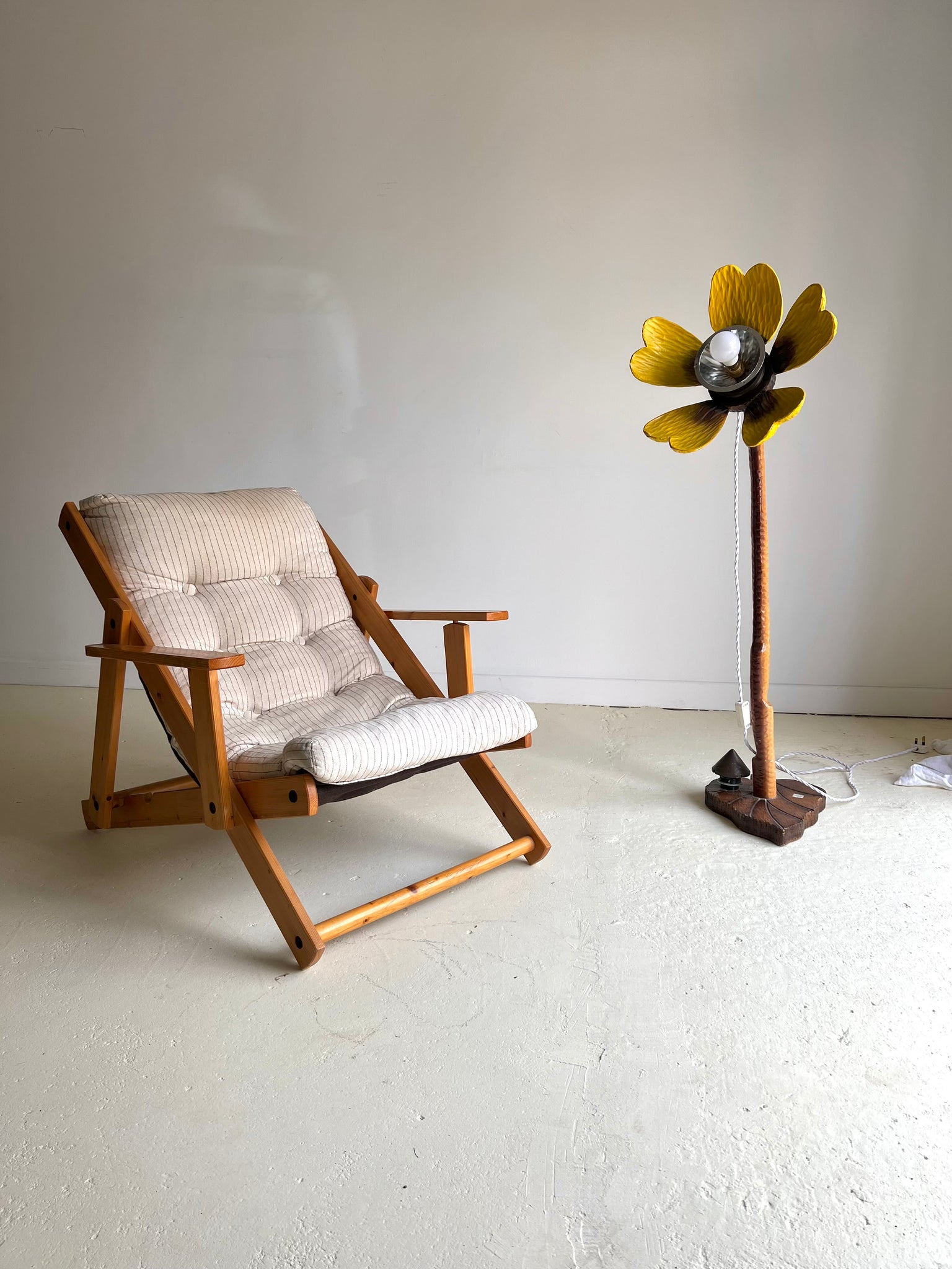 Swedish Pine Deck Chair