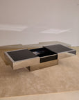 Vintage Willy Rizzo for Cidue Dry Bar Coffee Table | Italian, 1970s