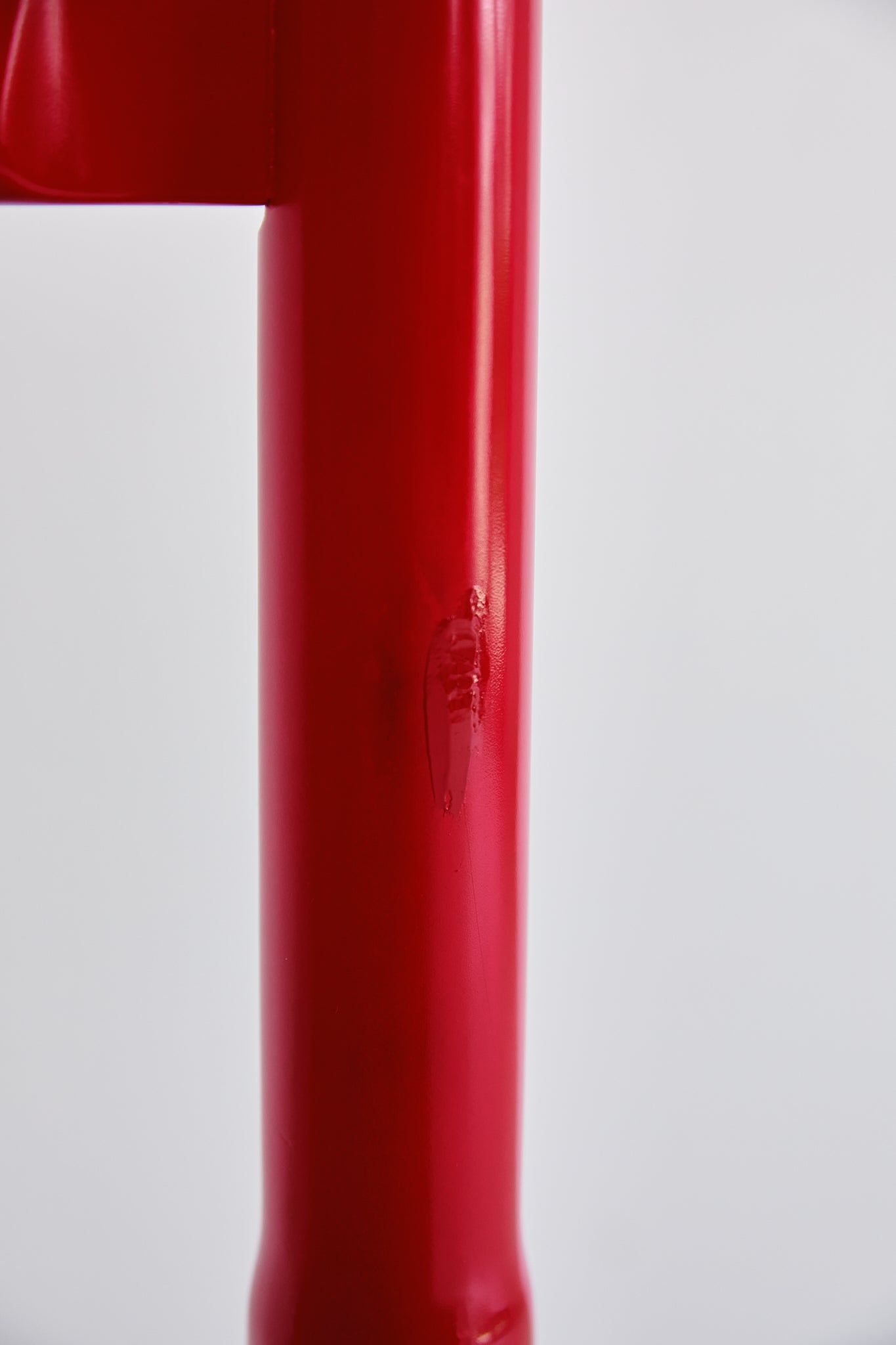 Glossy Red Carimate Chair