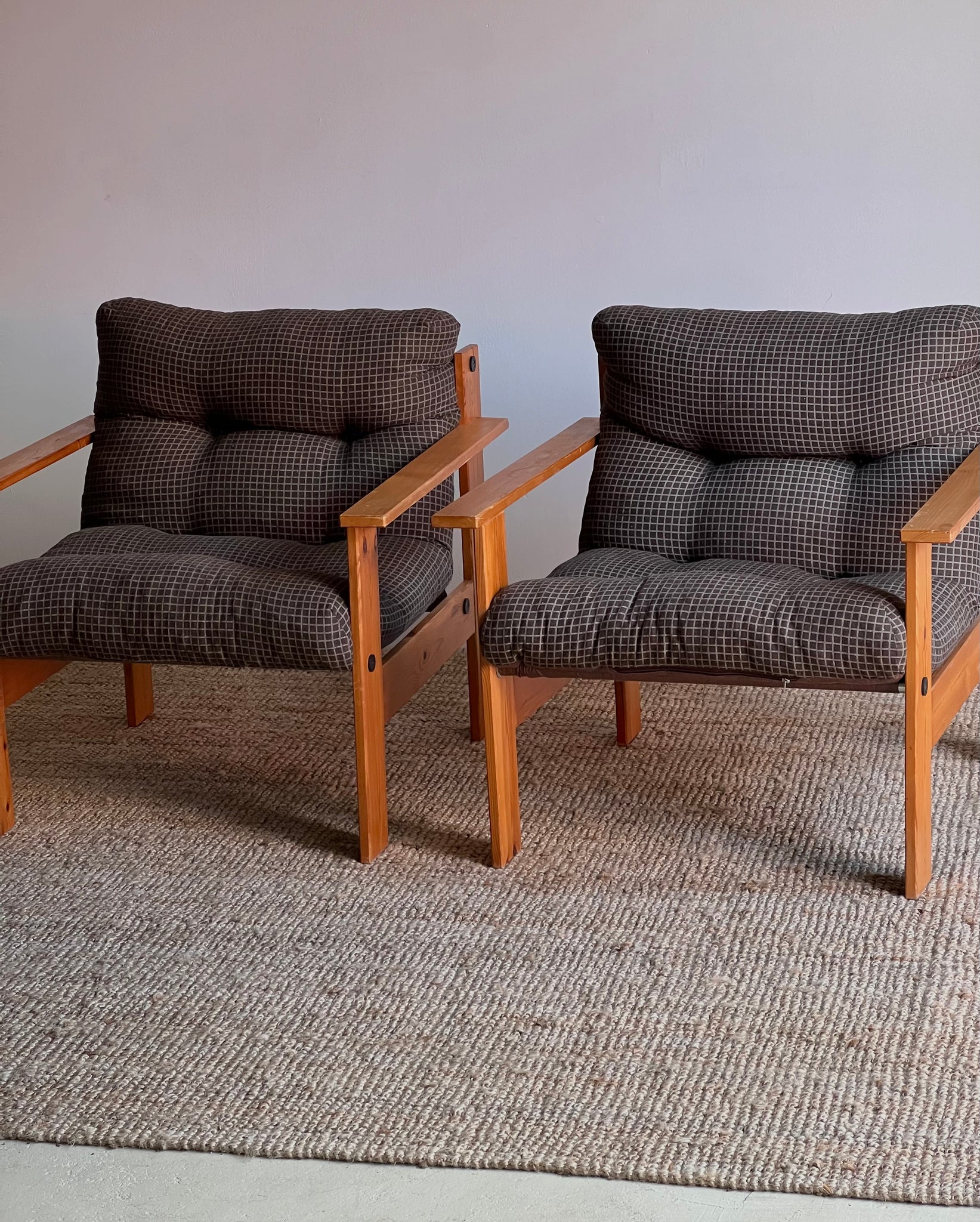 Swedish Pine Armchairs