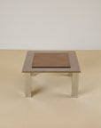 Small Aluminium Square Coffee Table