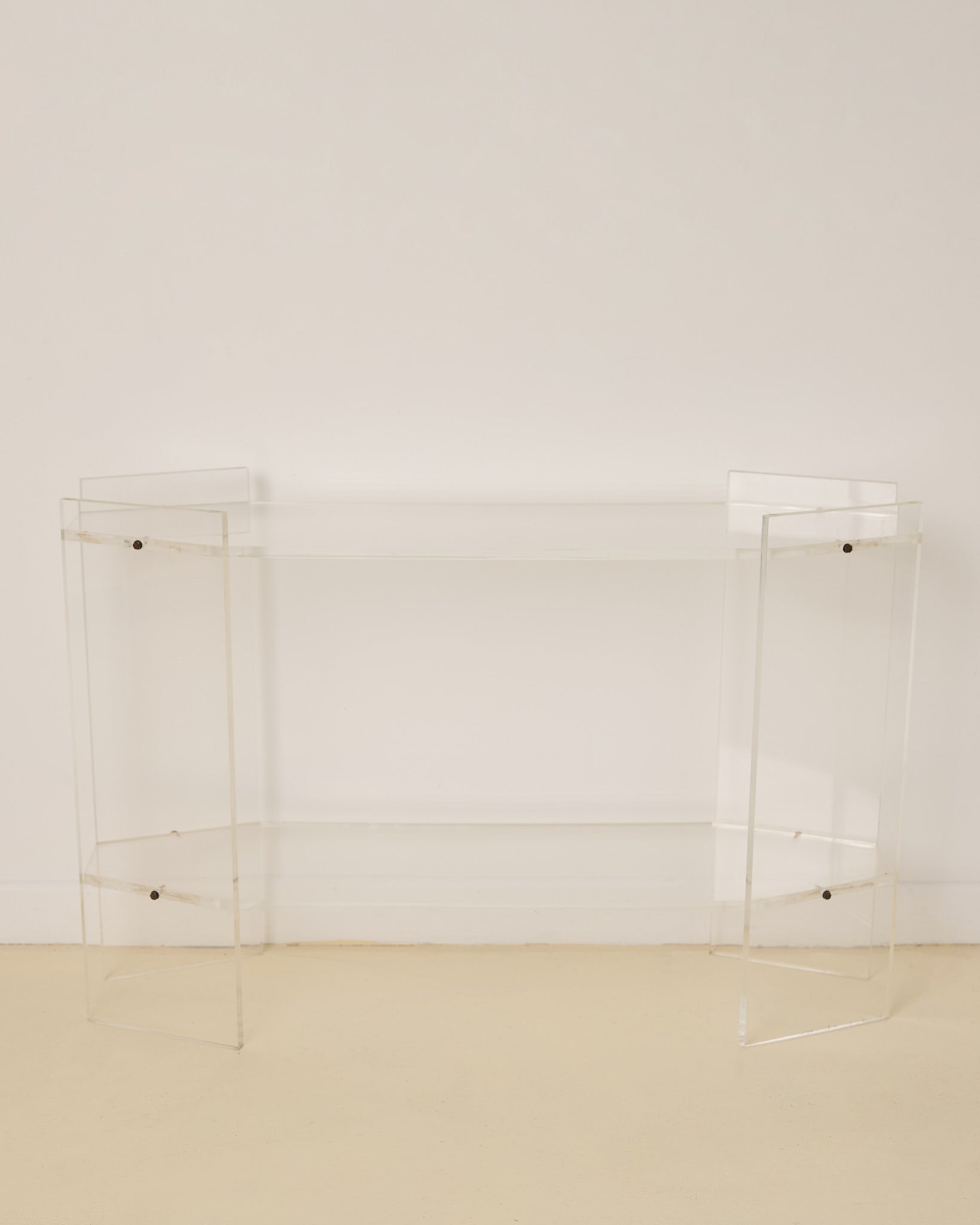 Lucite Console Table