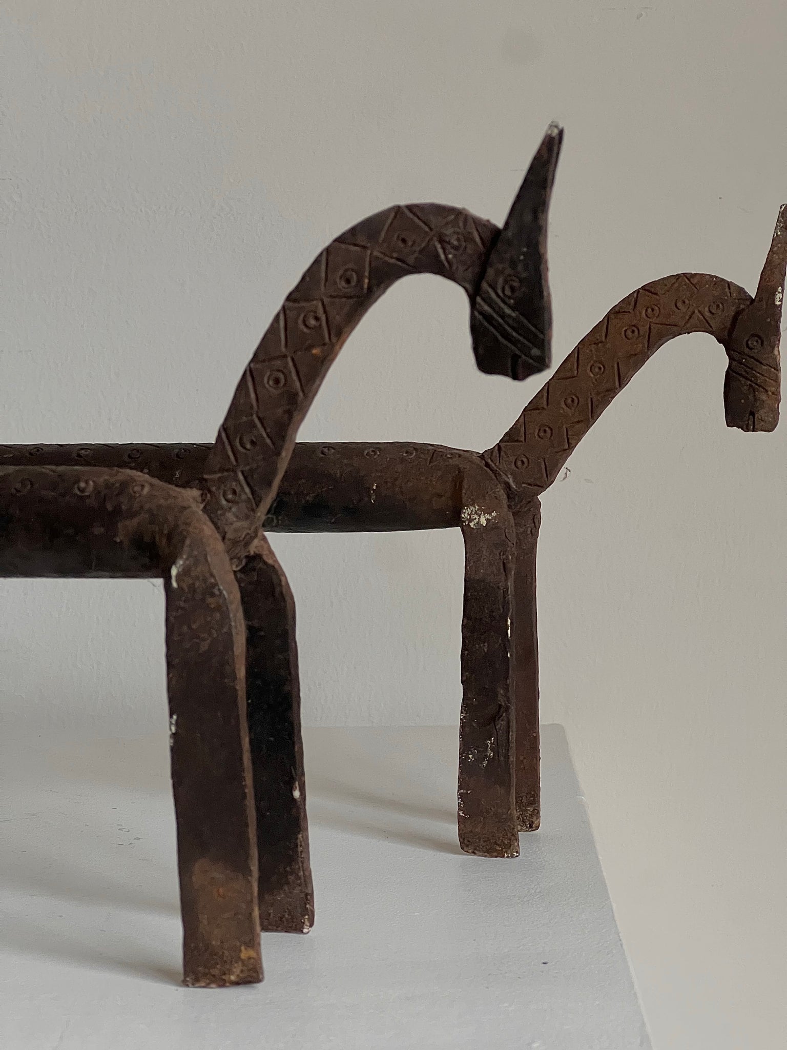 Mid Century Bronze Horse Andrions