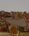 Saddle Oyster Shell Mosaic Mirror