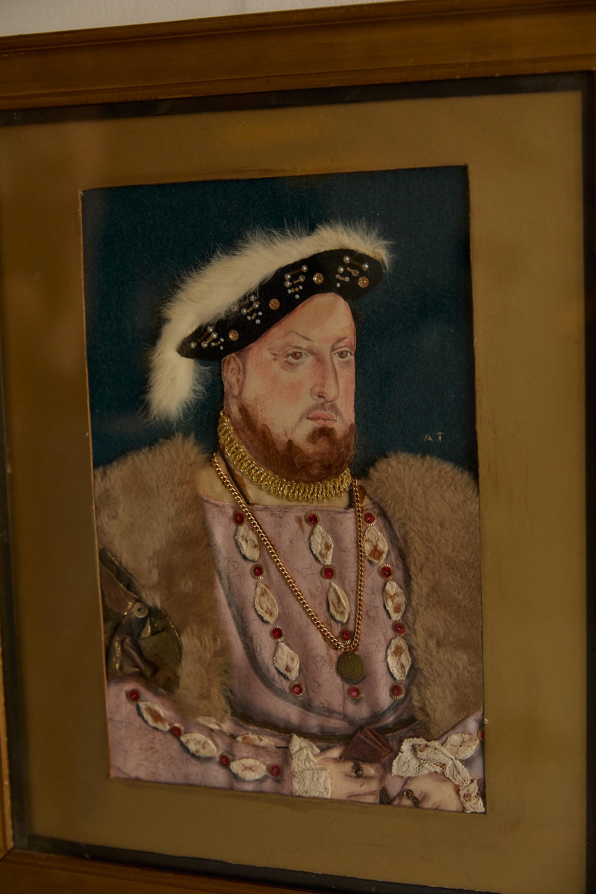 King Henry VIII and His Six Wives Needlepoint by Anne Thomas