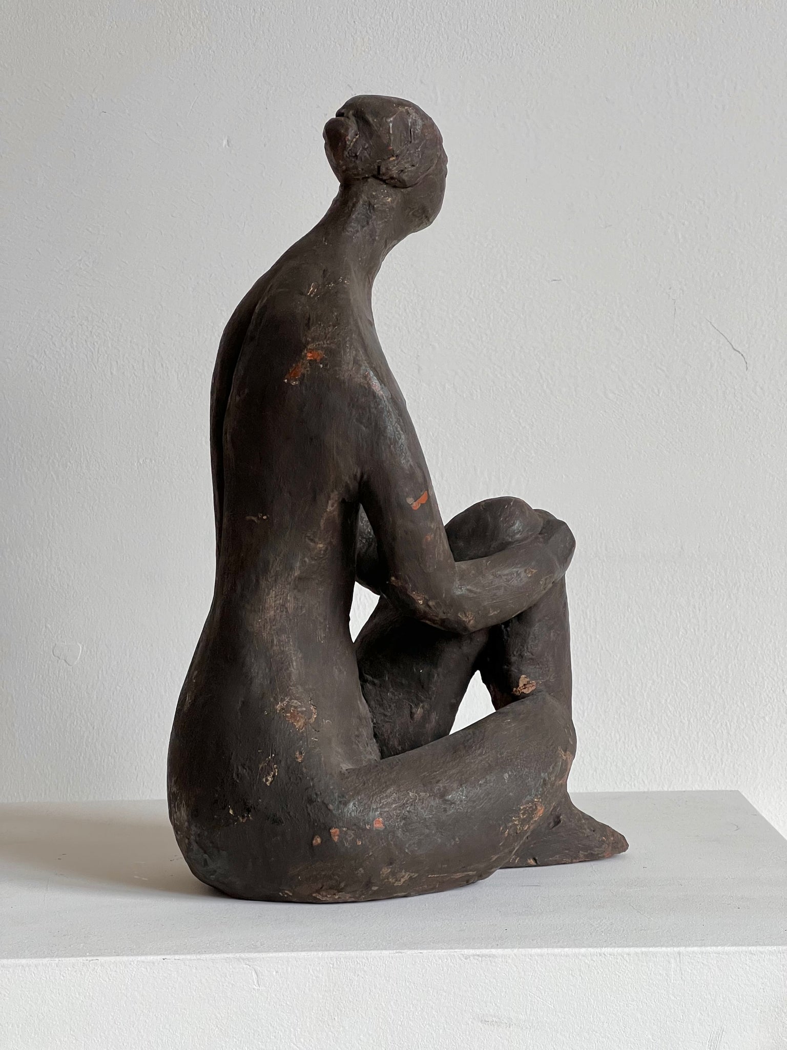 Sitting Lady By Luiza Miller
