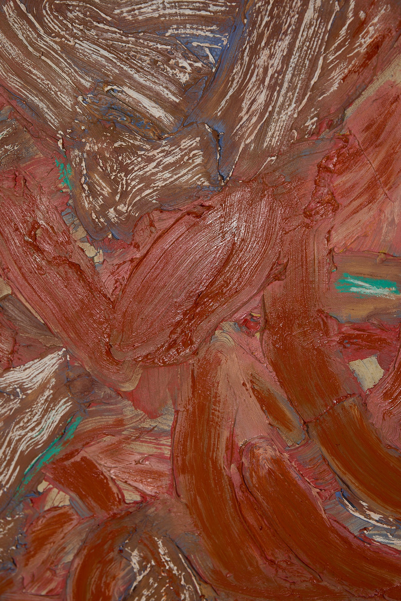 Georges Ferrato (French, b. 1949) “St Antoine” – Original June 1988 Heavy Impasto Painting