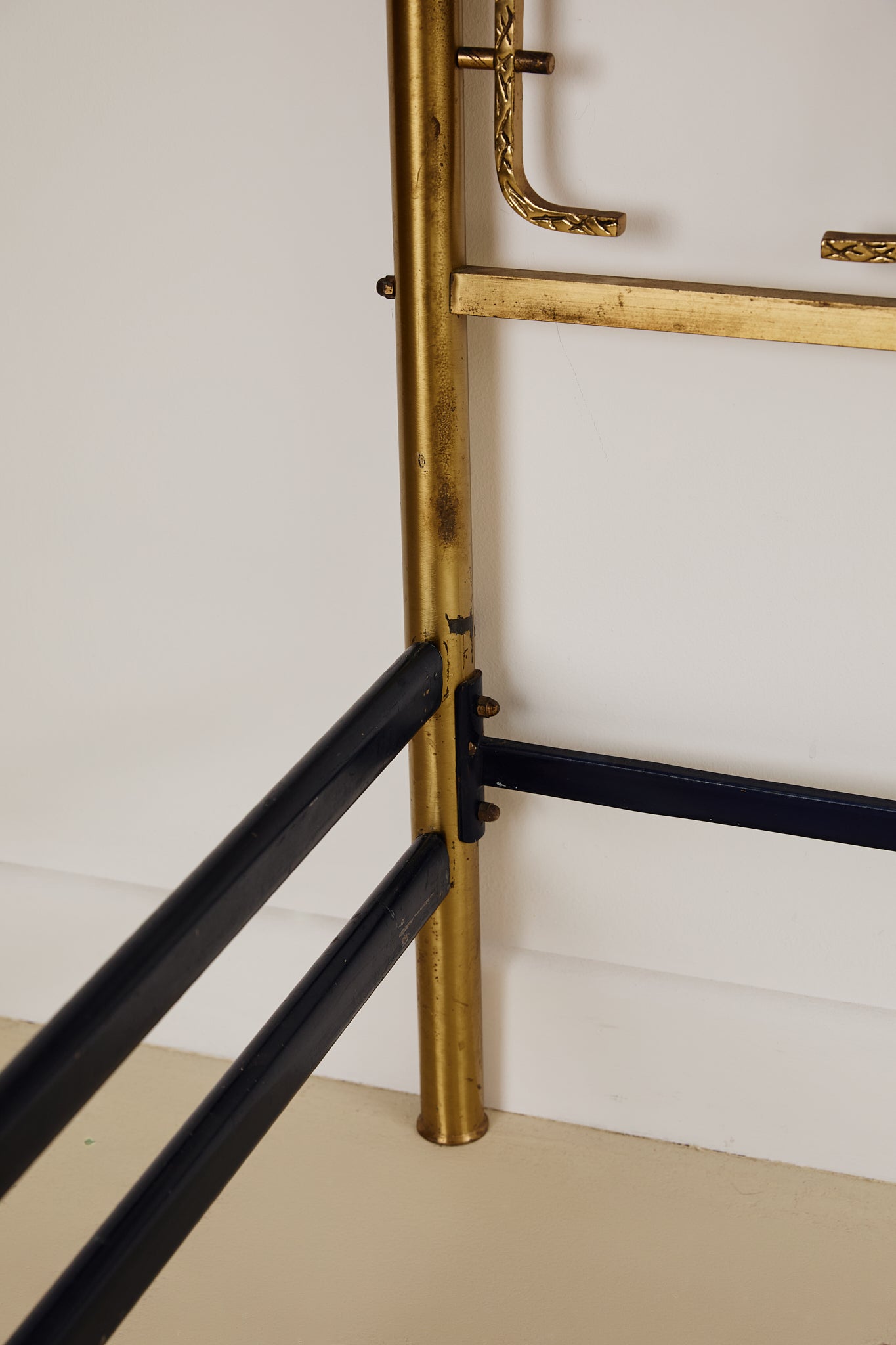 Italian Queen Size Bed in Brass