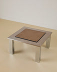 Small Aluminium Square Coffee Table